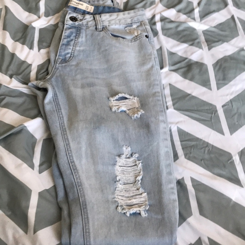 Boyfriend fit cropped pants